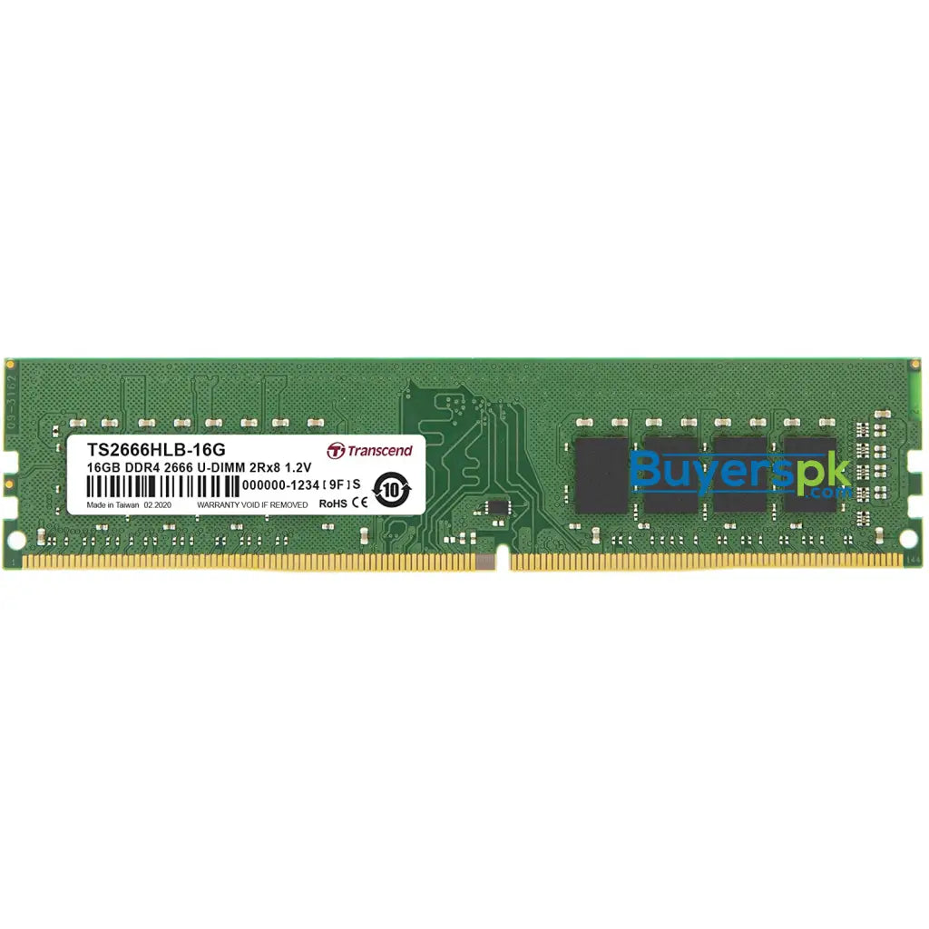 Transcend Desktop Ram 16gb Ts2666hlb-16g - RAM Price in Pakistan Transcend Desktop Ram 16gb Ts2666hlb-16g - RAM Price in Pakistan